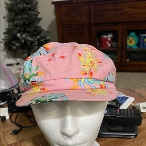 Charming Floral Pink Kids Hat